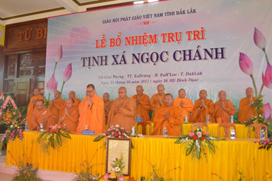 Lễ Bổ Nhiệm Trụ Trì Tịnh Xá Ngọc Chánh huyện EaHleo