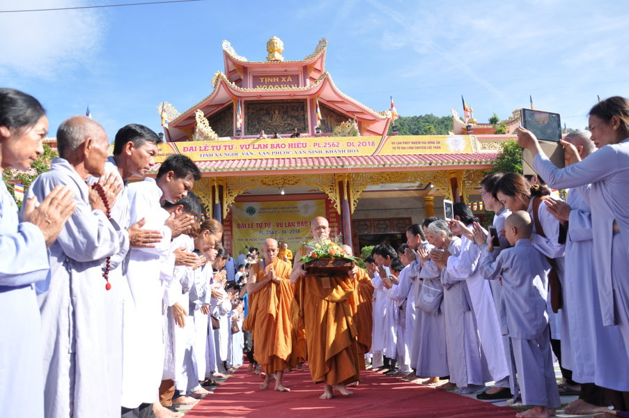 Giáo đoàn III: Khai mạc Đại lễ Tự tứ - Vu lan 2018 tại Tịnh xá Ngọc Vạn