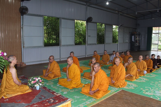 Đăk Nông: Chư Tăng trú xứ Khánh tuế Đại đức Trụ trì sau mùa an cư