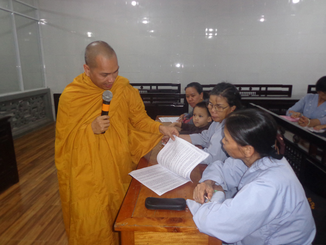 Gia Nghĩa: Lớp Giáo lý cơ bản chùa Pháp Hoa